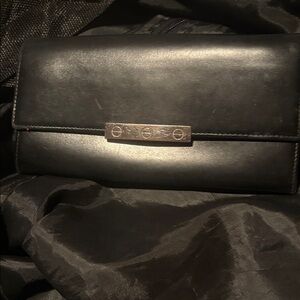Cartier Paris Black Leather Clutch